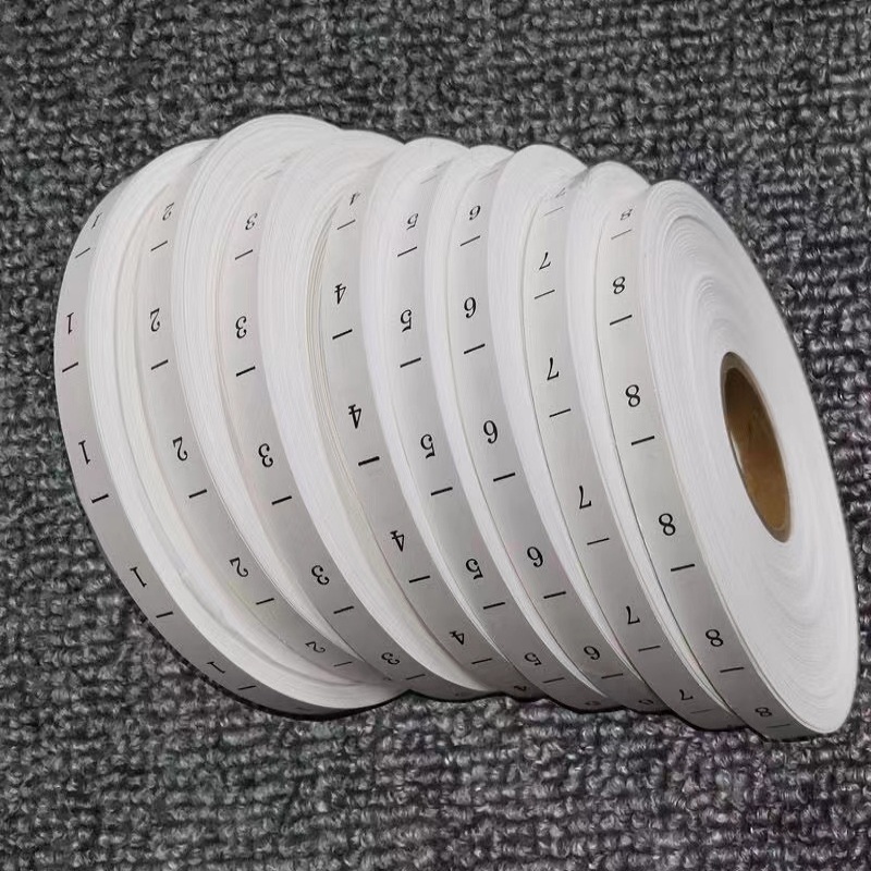 Baby Clothing Tags - 3000PCS/Roll 1-100 Number Size Labels Synthetic