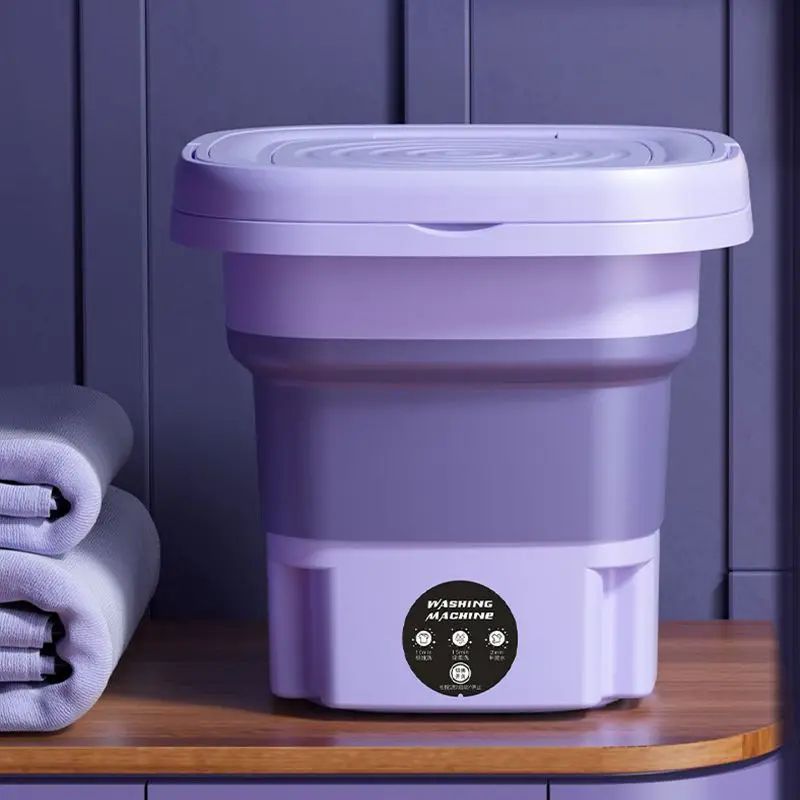 Baby Clothing Washing Machine - 8L Foldable Washing Machine Portable Socks