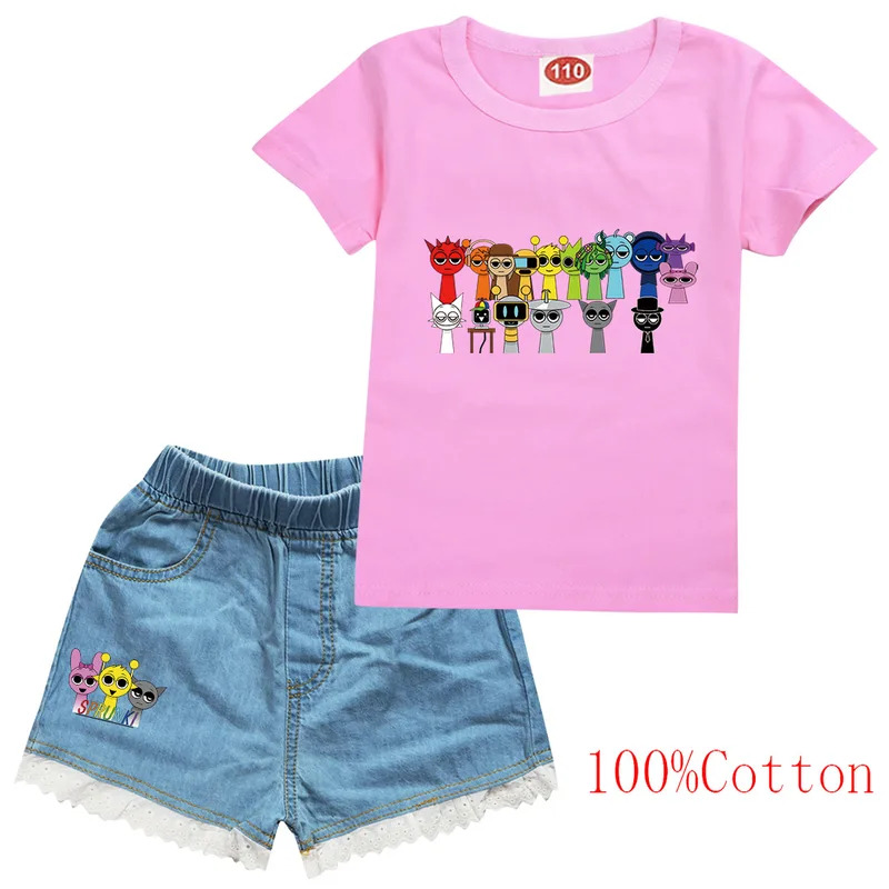 Baby Clothing Japan - Cosplay Cute Sprunki Cartoon Girls Clothes