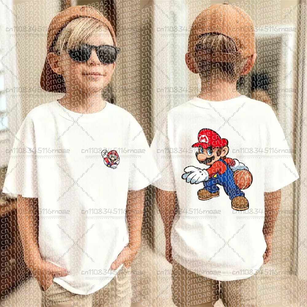 Baby Clothing Gifts - Super Mario Bros. Children's Cotton T-shirt