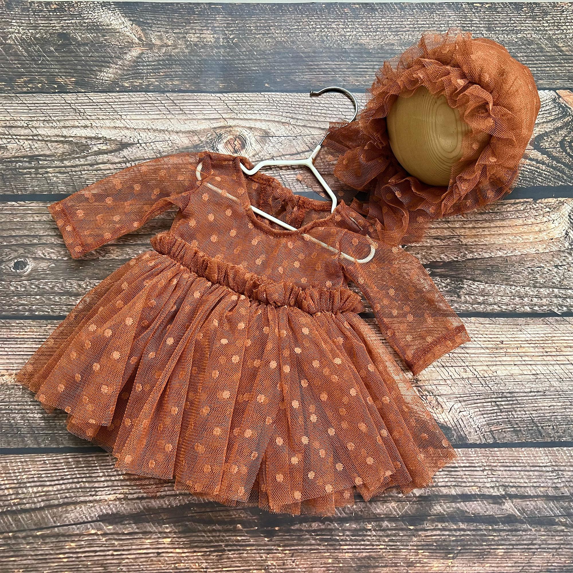 Baby Clothing Gift Set - Don&Judy Princess Girl Dress Mesh Polka