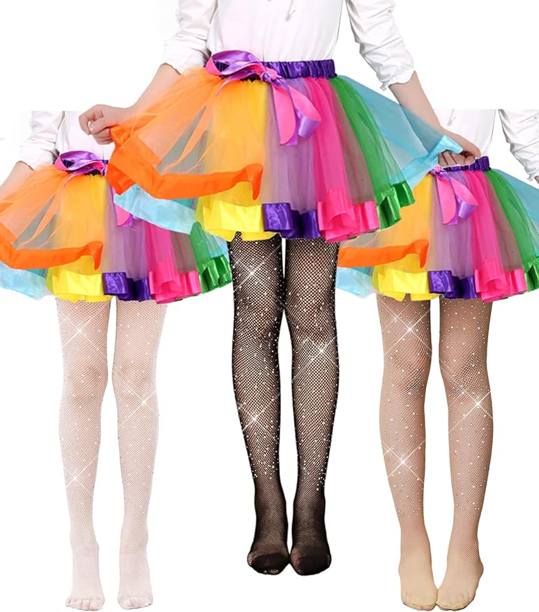 Toddler Legging Set - Girls Tights Kids Sparkle Tights High