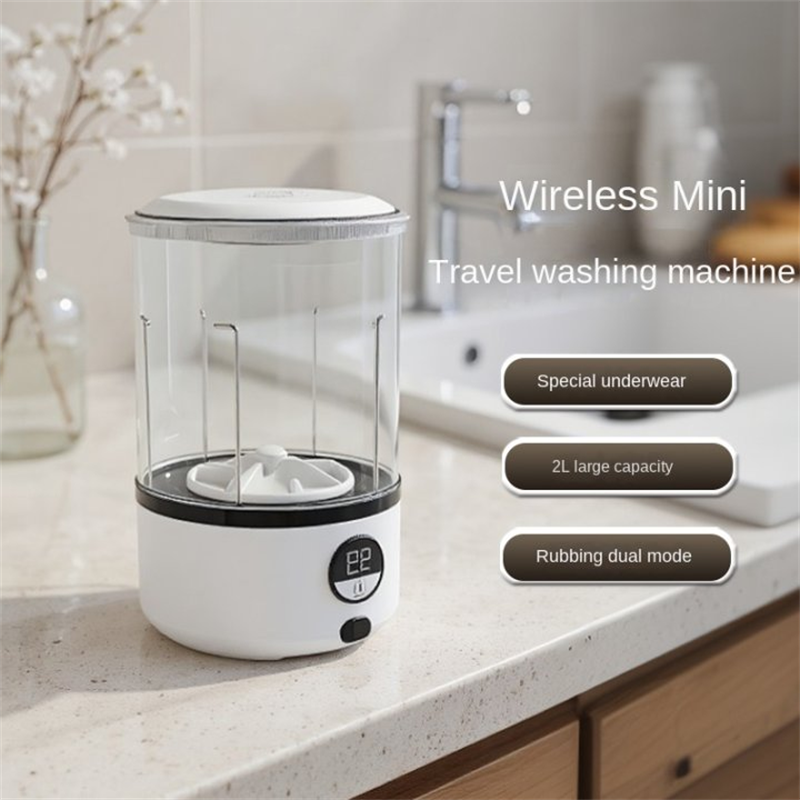 Baby Clothing Washing Machine - A White 2L Mini Washing Machine,