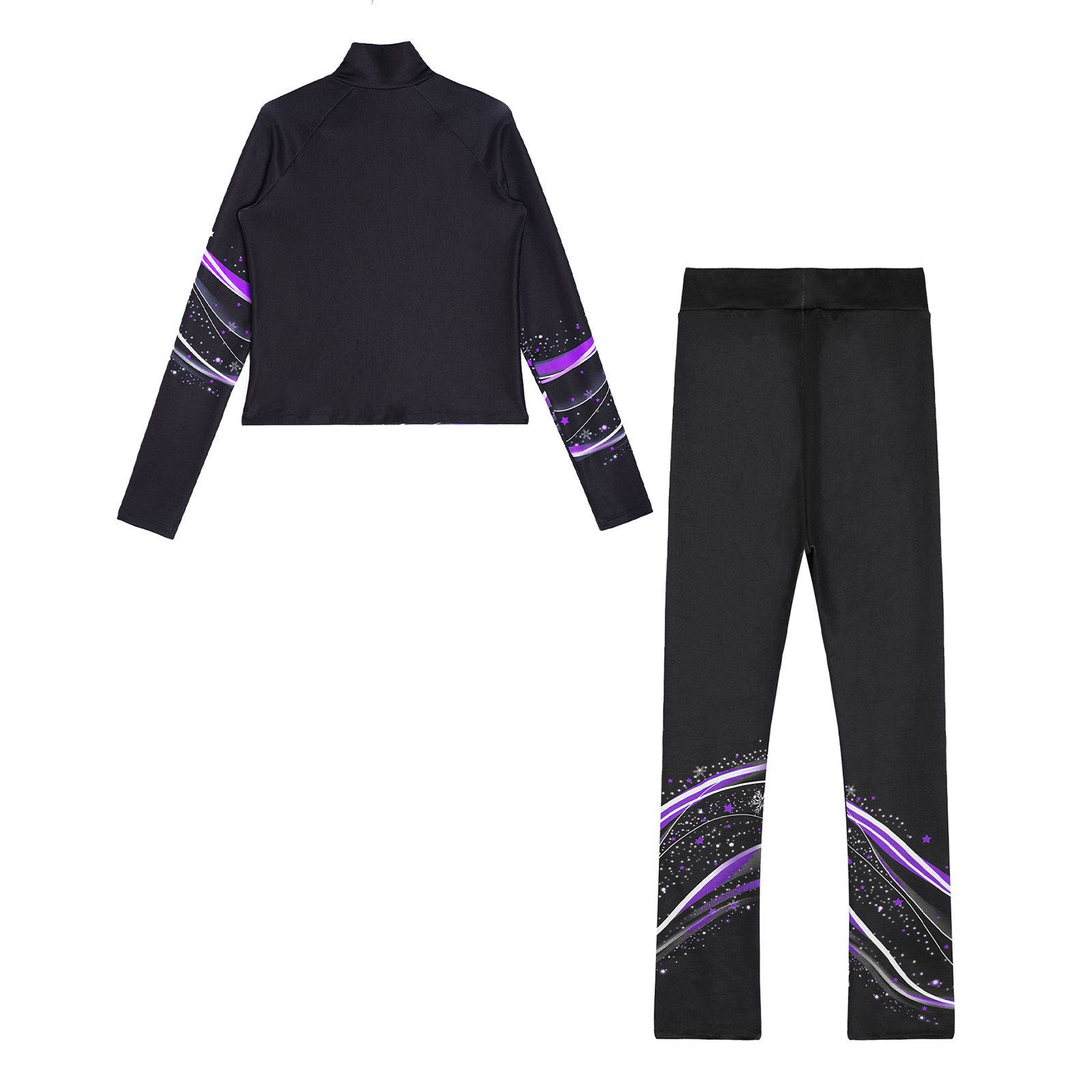 Kids Girls Fleece Sports Gymna - Toddler Legging Set ulasan dan harga
