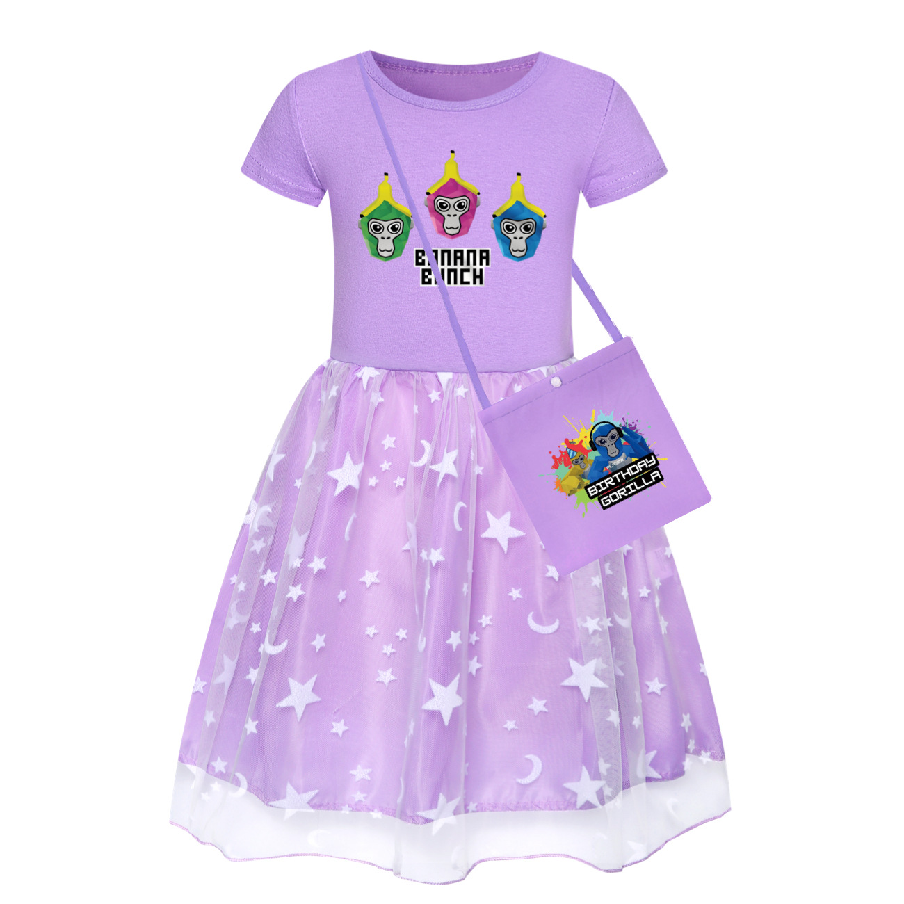 ‌Gorilla Tag Girls Summer Prin - Baby Clothing Tags ulasan dan harga