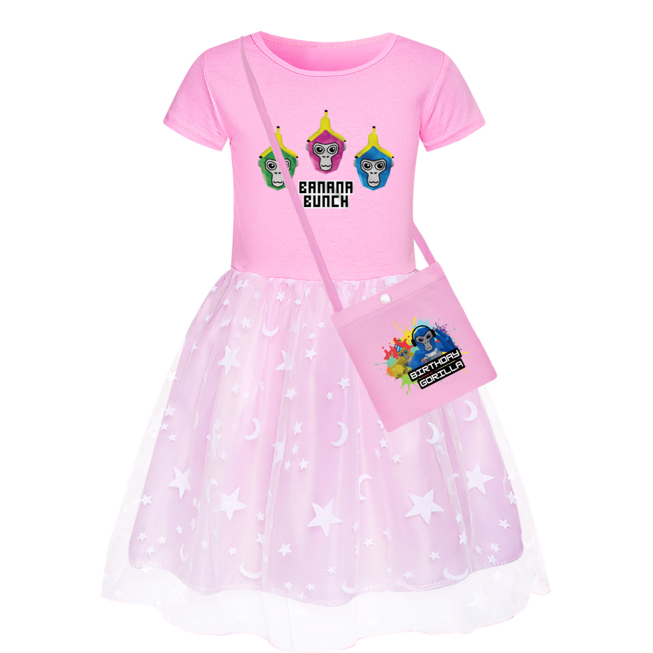 ‌Gorilla Tag Girls Summer Prin - Baby Clothing Tags ulasan dan harga