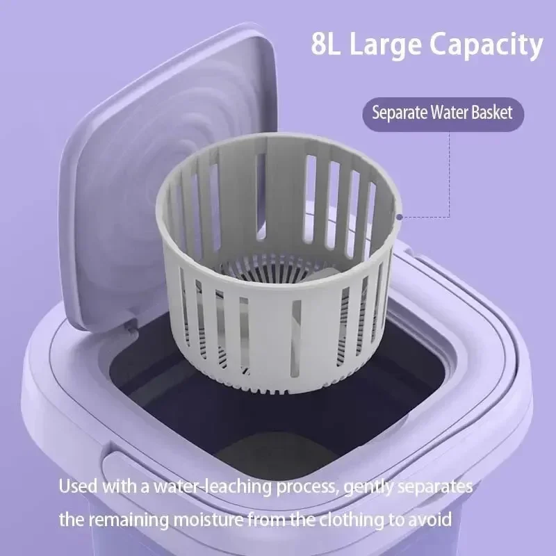 8L Foldable Washing Machine wi - Baby Clothing Washing Machine ulasan dan harga