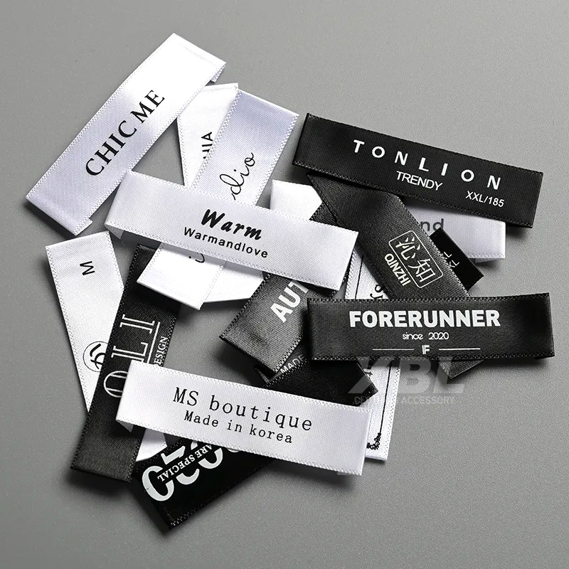 Sewing Custom Logo Polyester P - Baby Clothing Tags ulasan dan harga