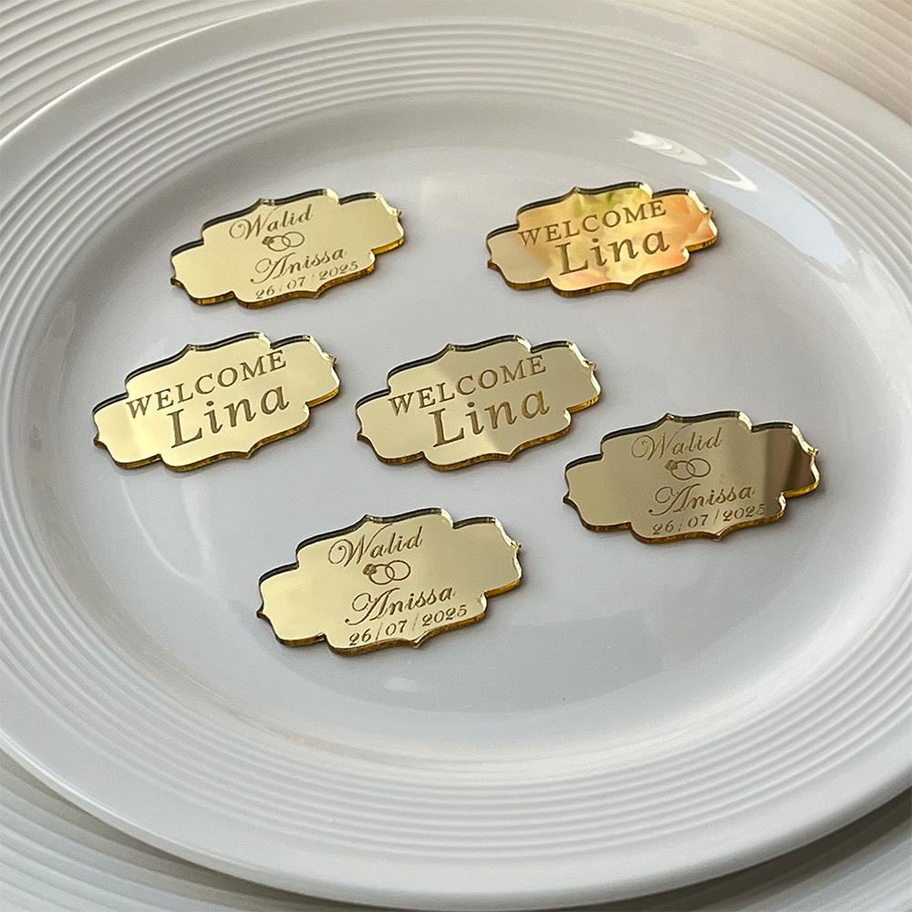 20/50/100 Personalized Acrylic - Baby Clothing Tags ulasan dan harga