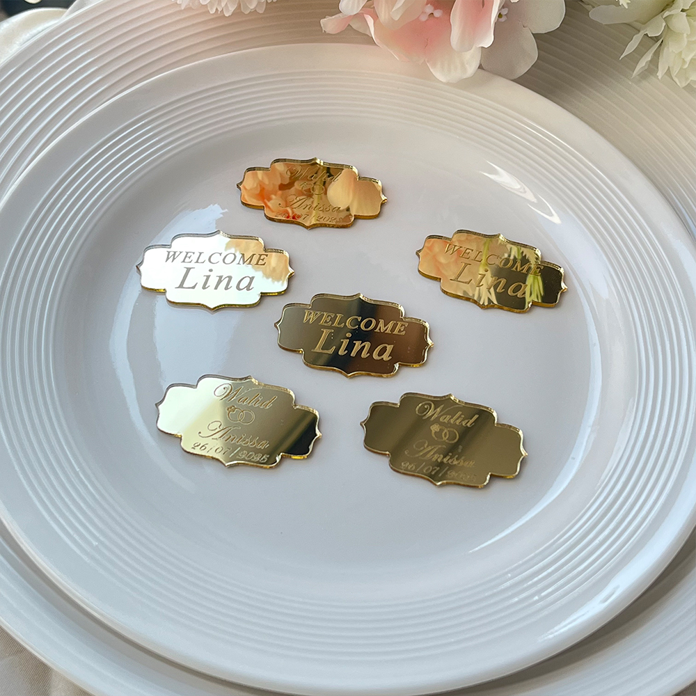 20/50/100 Personalized Acrylic - Baby Clothing Tags ulasan dan harga