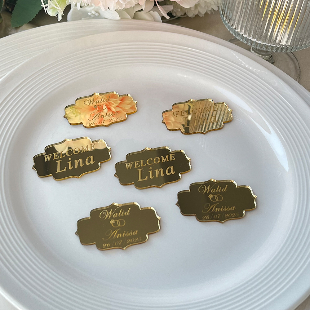 20/50/100 Personalized Acrylic - Baby Clothing Tags ulasan dan harga