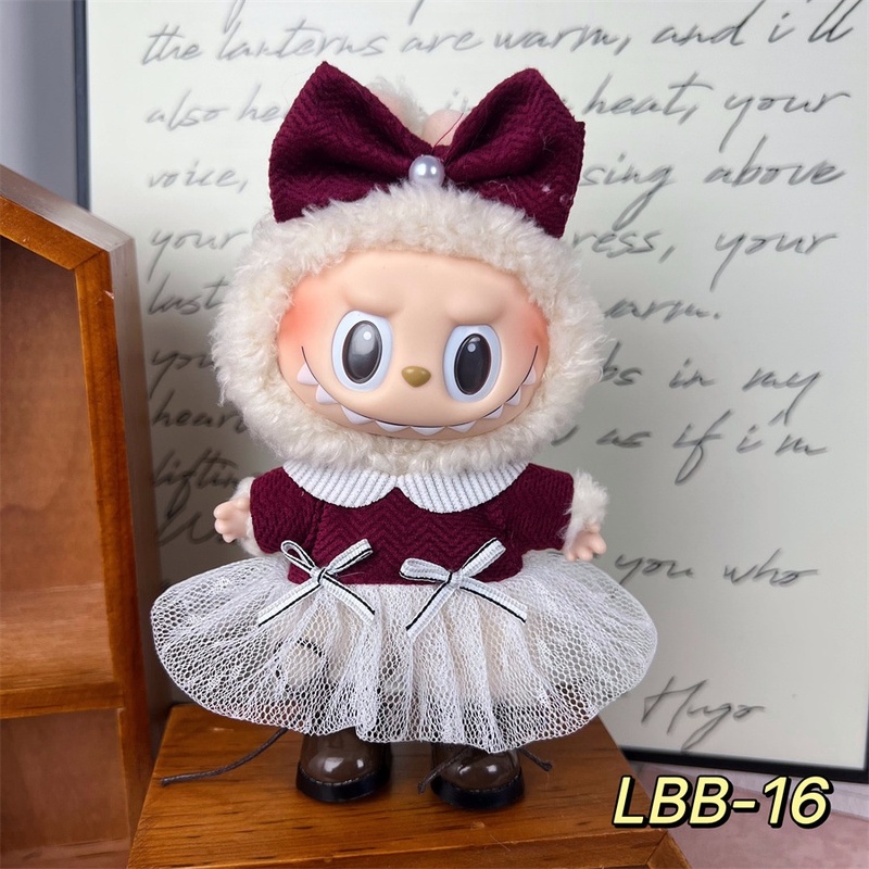 New 17cm Labubu Pendant With T - Baby Clothing Quality ulasan dan harga