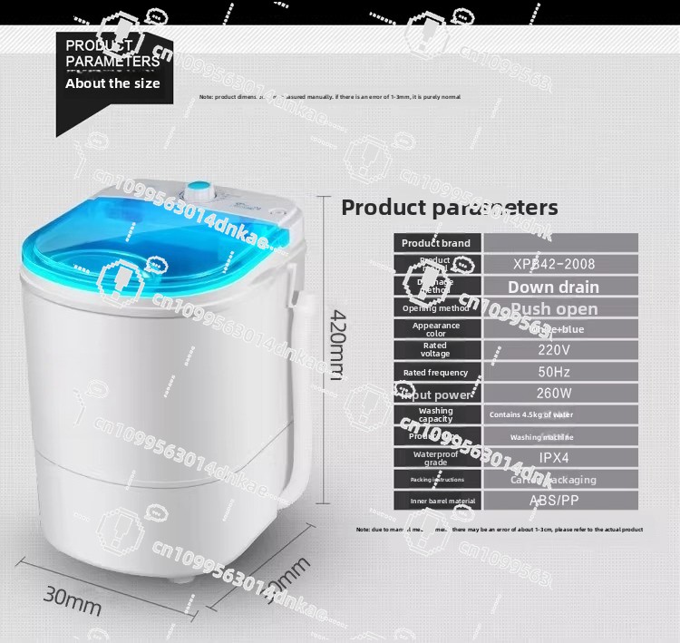 Dormitory Small Washing Machin - Baby Clothing Washing Machine ulasan dan harga