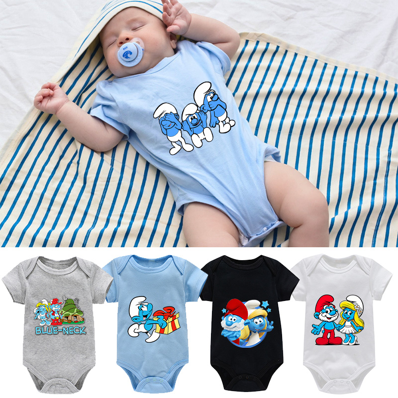 T-Smurfes Series Baby Romper C - Baby Clothing Gifts ulasan dan harga