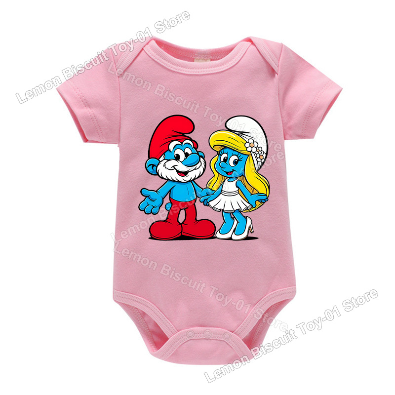 T-Smurfes Series Baby Romper C - Baby Clothing Gifts ulasan dan harga