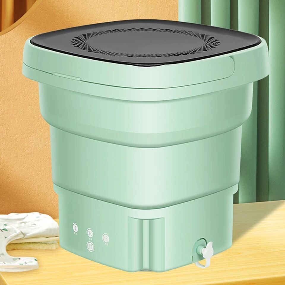 Mini Folding Washing Machine W - Baby Clothing Washing Machine ulasan dan harga