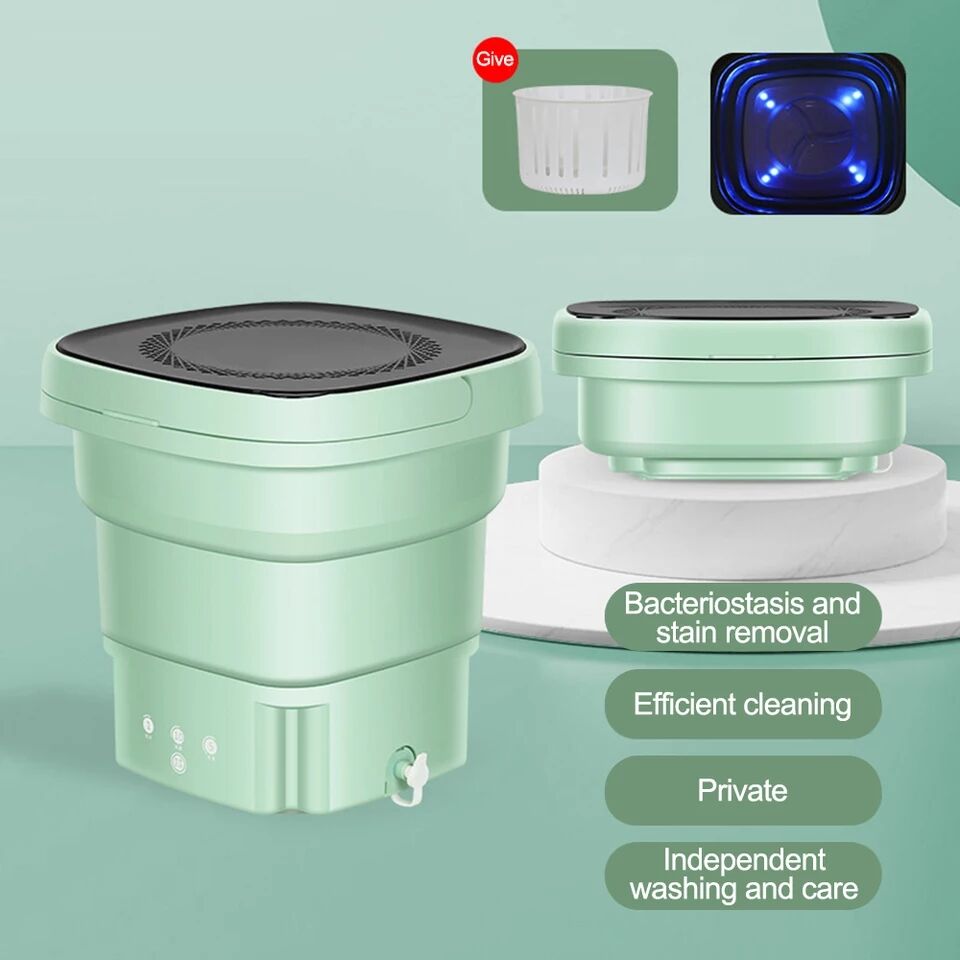 Mini Folding Washing Machine W - Baby Clothing Washing Machine ulasan dan harga