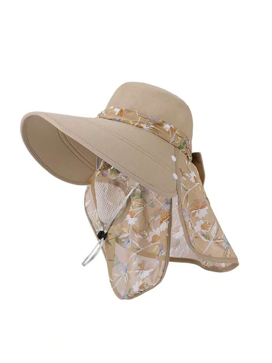 Unisex Wide Brim Sun Hat With  - Sun Hat Wide Brim ulasan dan harga