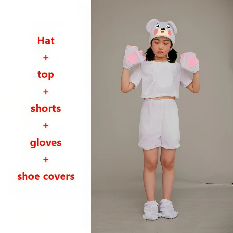Kids Bear Cosplay Costume Anim - Toddler Legging Set ulasan dan harga