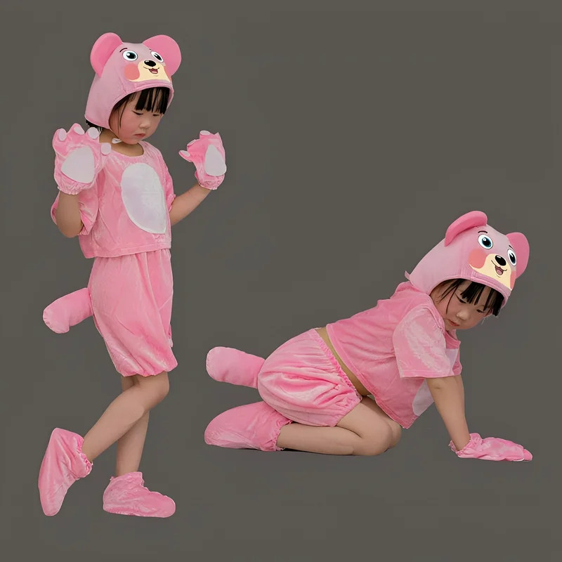 Kids Bear Cosplay Costume Anim - Toddler Legging Set ulasan dan harga
