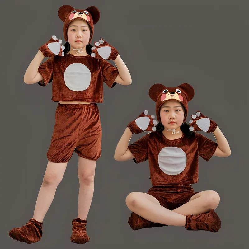 Kids Bear Cosplay Costume Anim - Toddler Legging Set ulasan dan harga