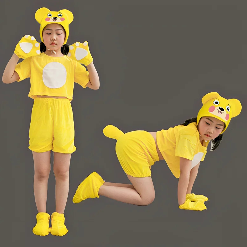 Kids Bear Cosplay Costume Anim - Toddler Legging Set ulasan dan harga