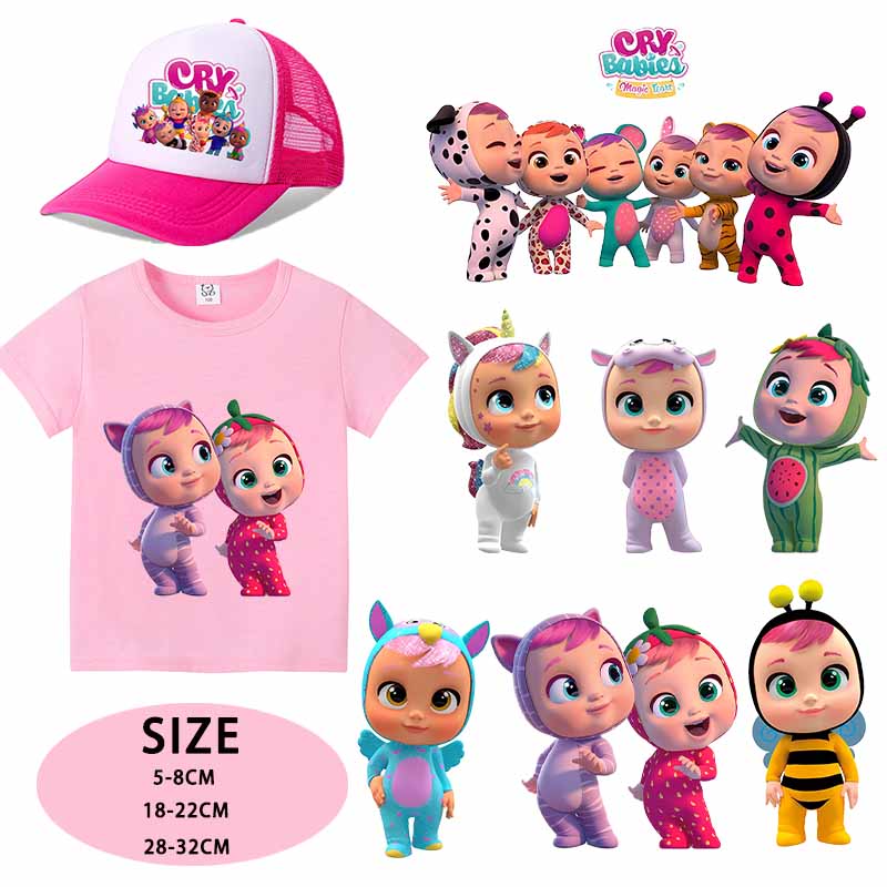 Crying Babies Iron on Patches  - Baby Clothing Gifts ulasan dan harga