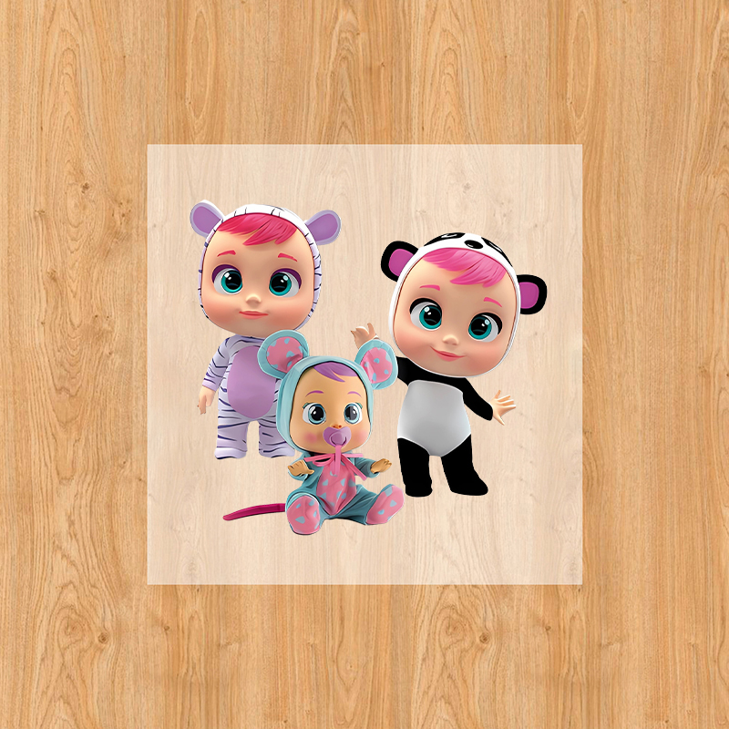 Crying Babies Iron on Patches  - Baby Clothing Gifts ulasan dan harga