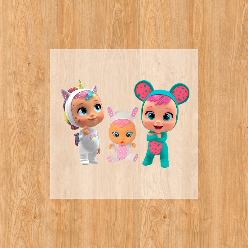 Crying Babies Iron on Patches  - Baby Clothing Gifts ulasan dan harga