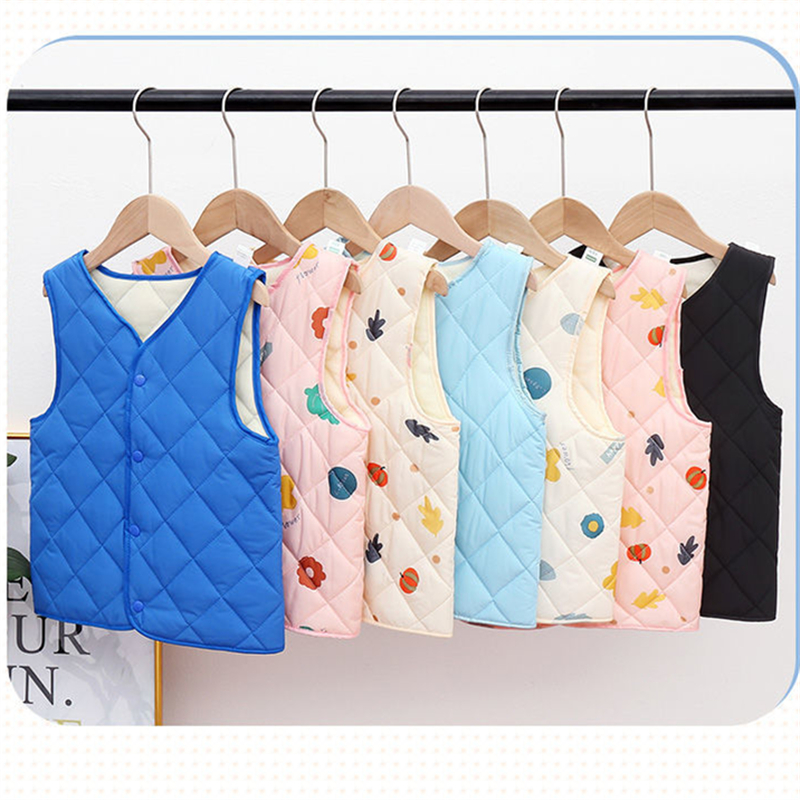 Sweet Printed Waistcoats Child - Baby Clothing Quality ulasan dan harga