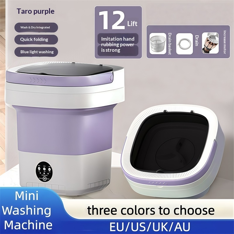 12L Mini Folding Washing Machi - Baby Clothing Washing Machine ulasan dan harga