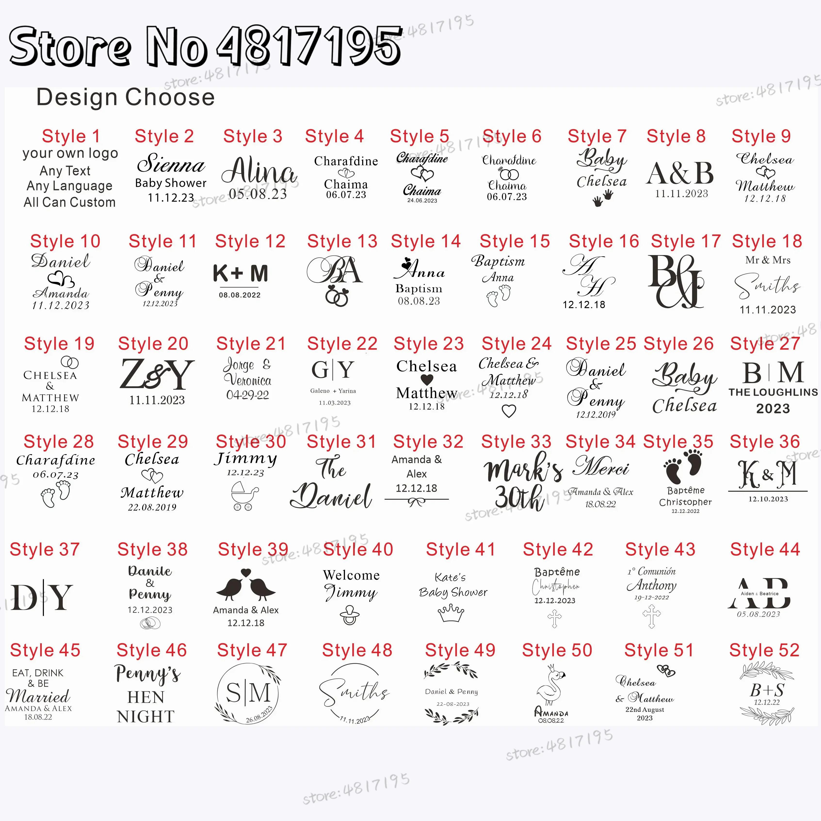 20/50/100Pcs Personalized Acry - Baby Clothing Tags ulasan dan harga