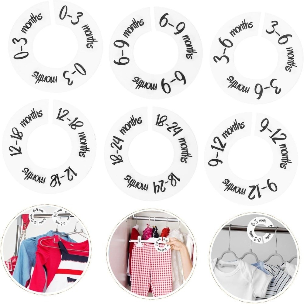 68/9Pcs Organizing Hangers Bab - Baby Clothing Tags ulasan dan harga