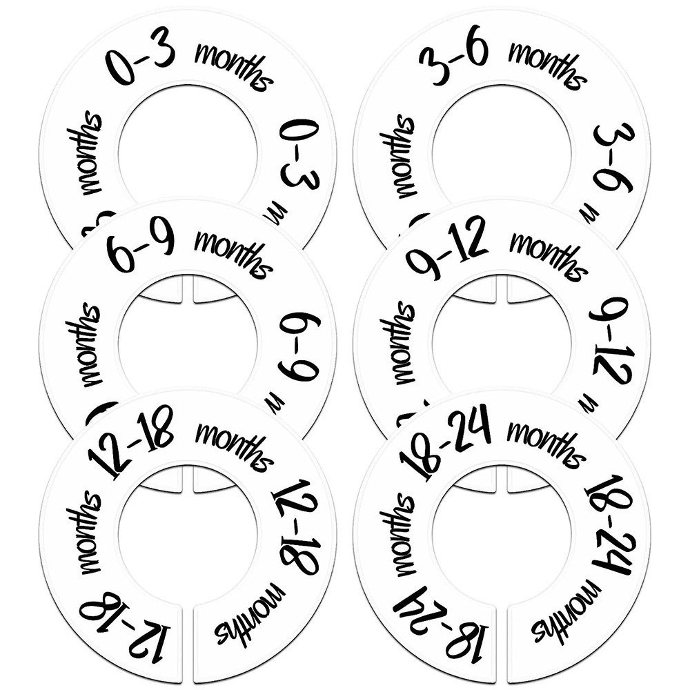 68/9Pcs Organizing Hangers Bab - Baby Clothing Tags ulasan dan harga
