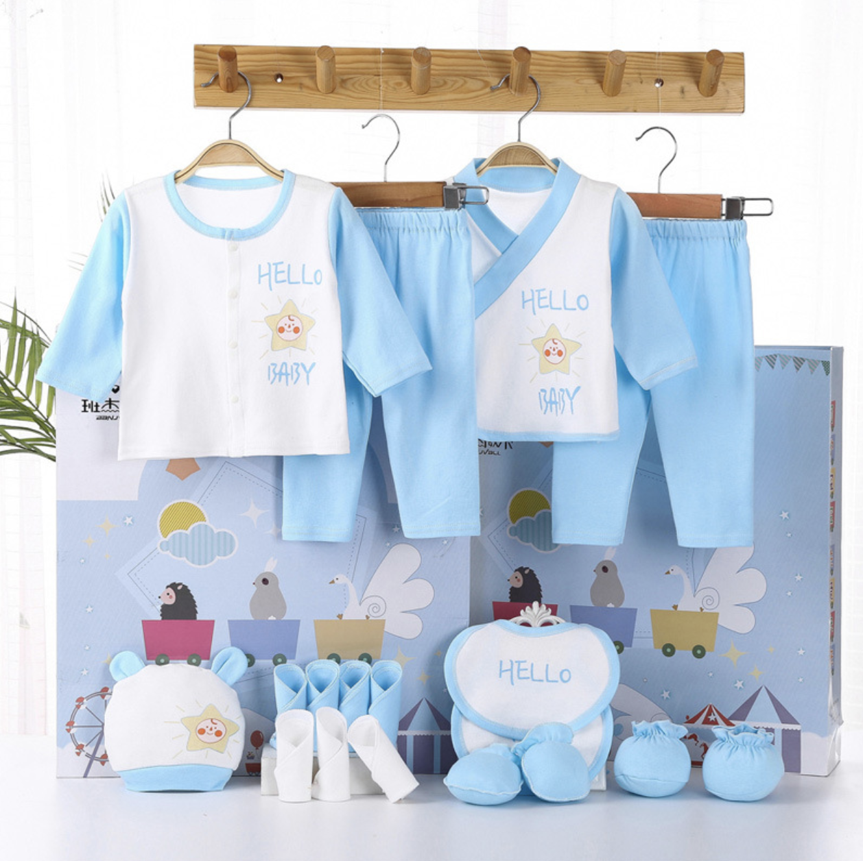 Hot 18 Pcs New Born Baby Suppl - Baby Clothing Quality ulasan dan harga
