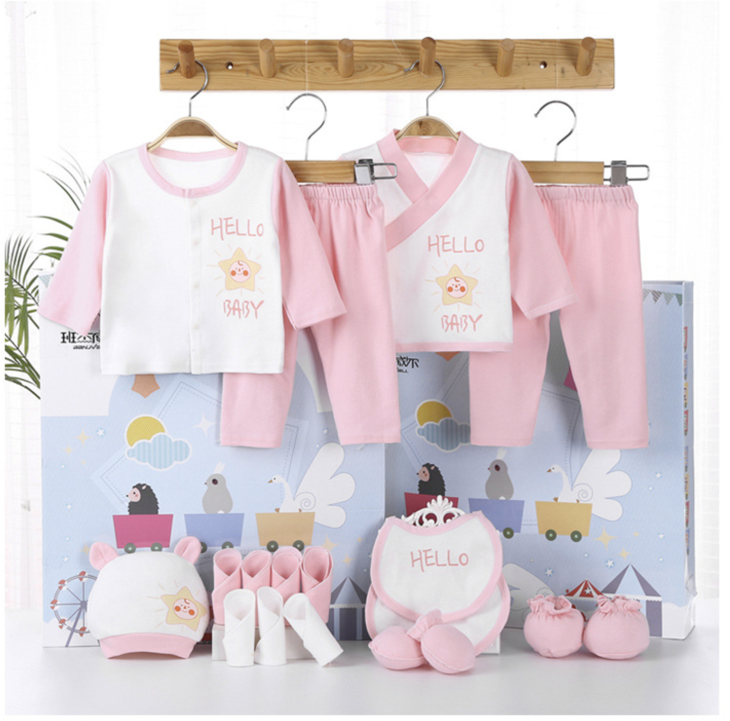 Hot 18 Pcs New Born Baby Suppl - Baby Clothing Quality ulasan dan harga