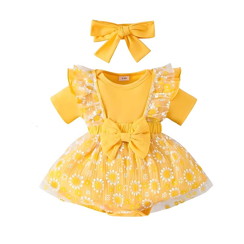 0-18 Months Baby Girl Clothing - Baby Yellow Clothing Women ulasan dan harga
