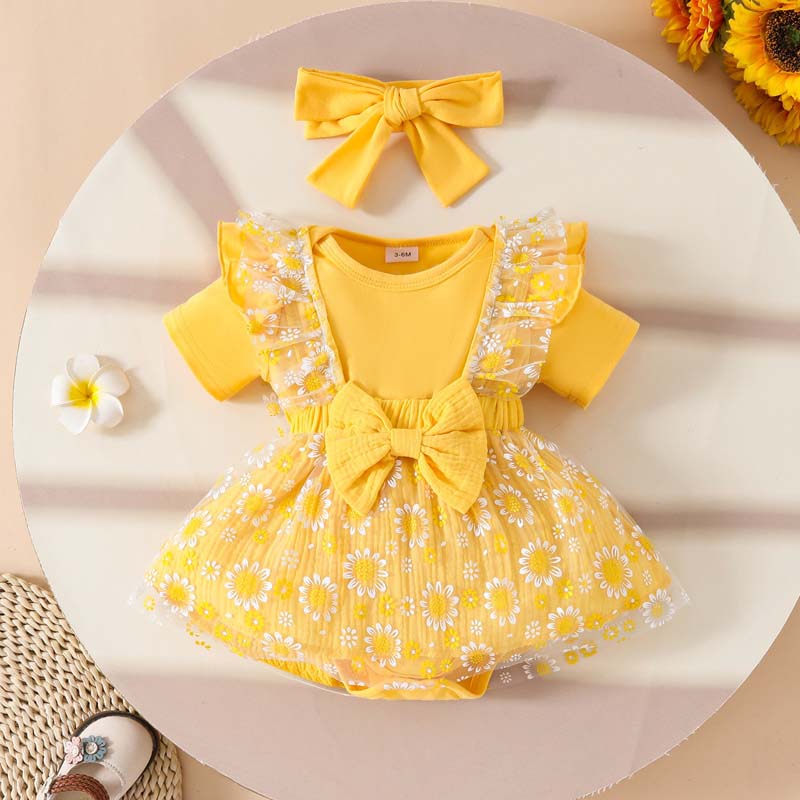 0-18 Months Baby Girl Clothing - Baby Yellow Clothing Women ulasan dan harga