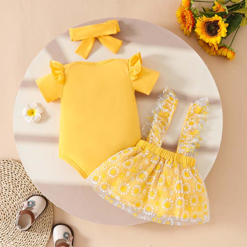 0-18 Months Baby Girl Clothing - Baby Yellow Clothing Women ulasan dan harga