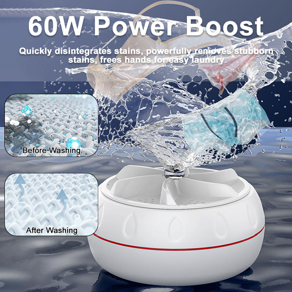 60W Mini Washing Machine Porta - Baby Clothing Washing Machine ulasan dan harga