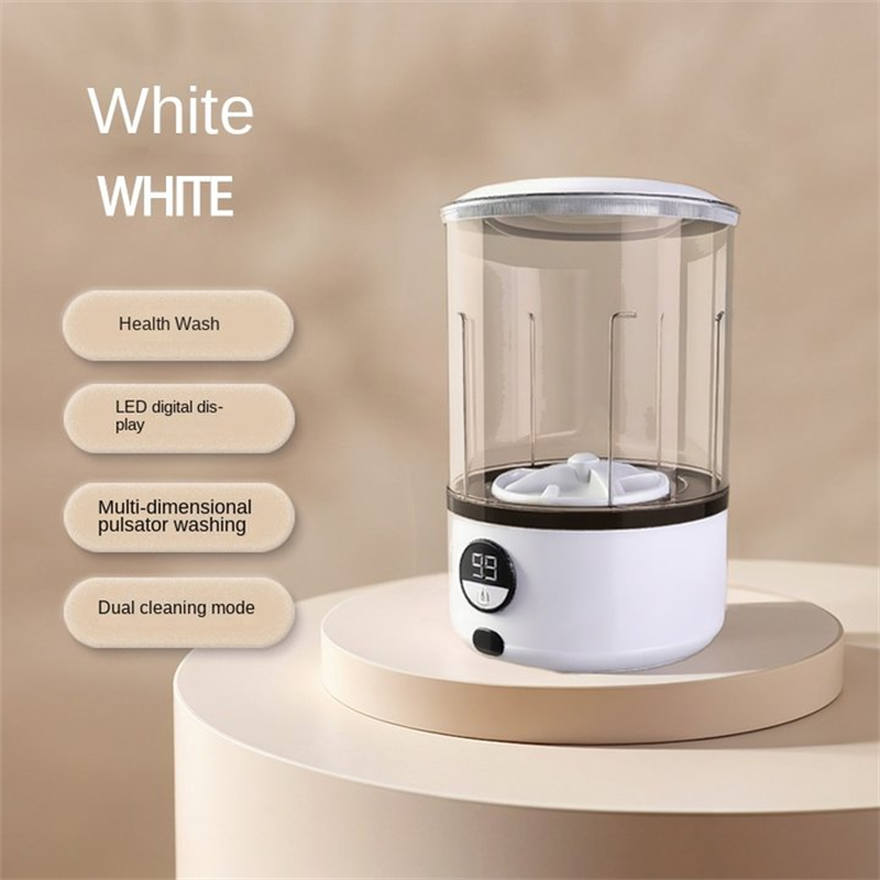 A White 2L Mini Washing Machin - Baby Clothing Washing Machine ulasan dan harga