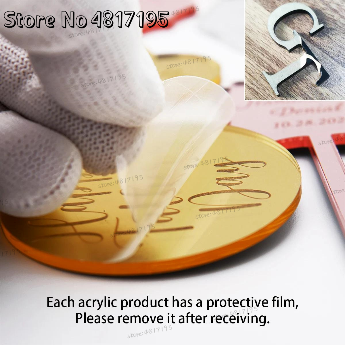20/50/100Pcs Custom Wedding Na - Baby Clothing Tags ulasan dan harga