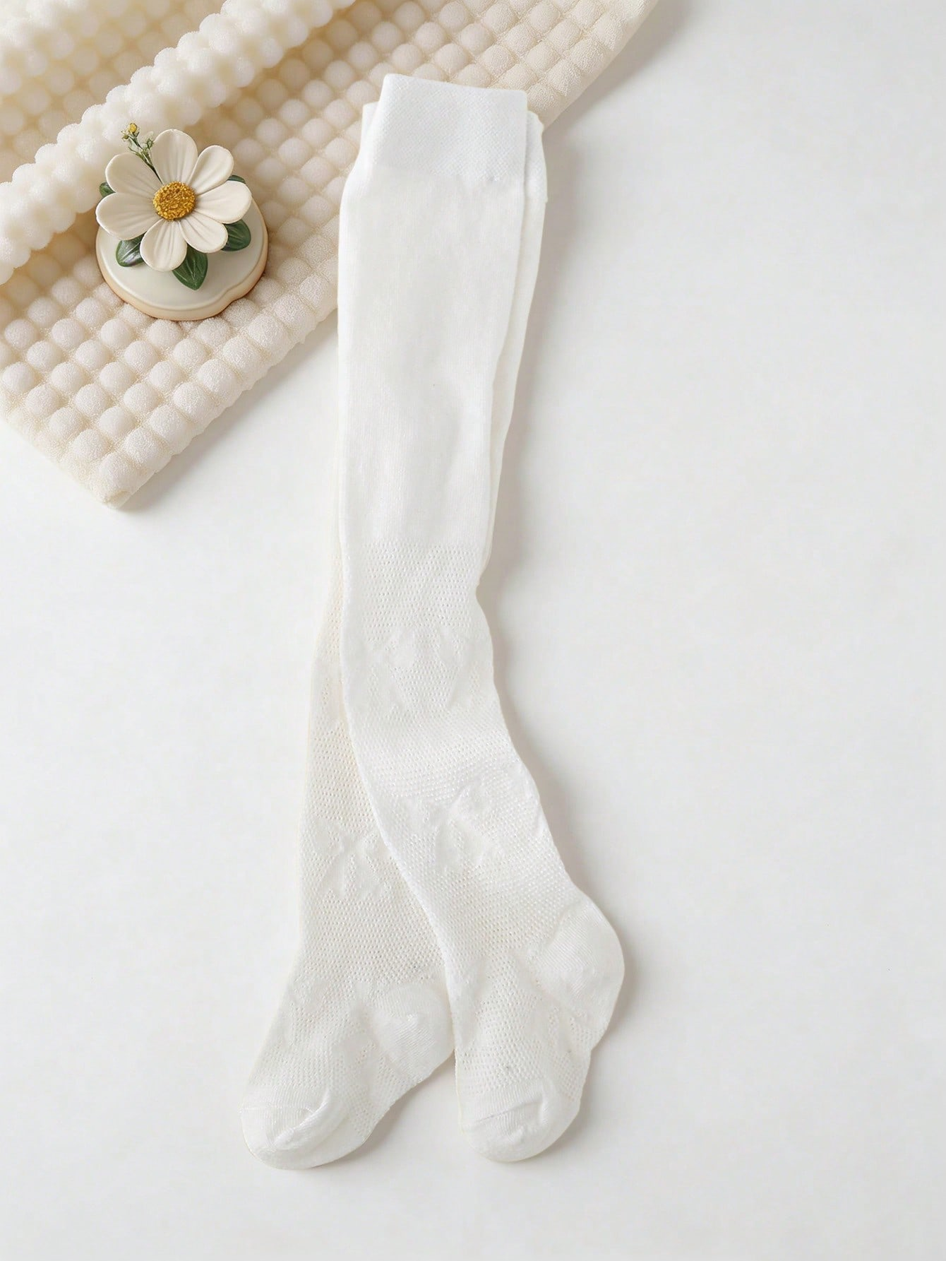 3/1 Pcs Girls White Bow Print  - Toddler Legging Set ulasan dan harga