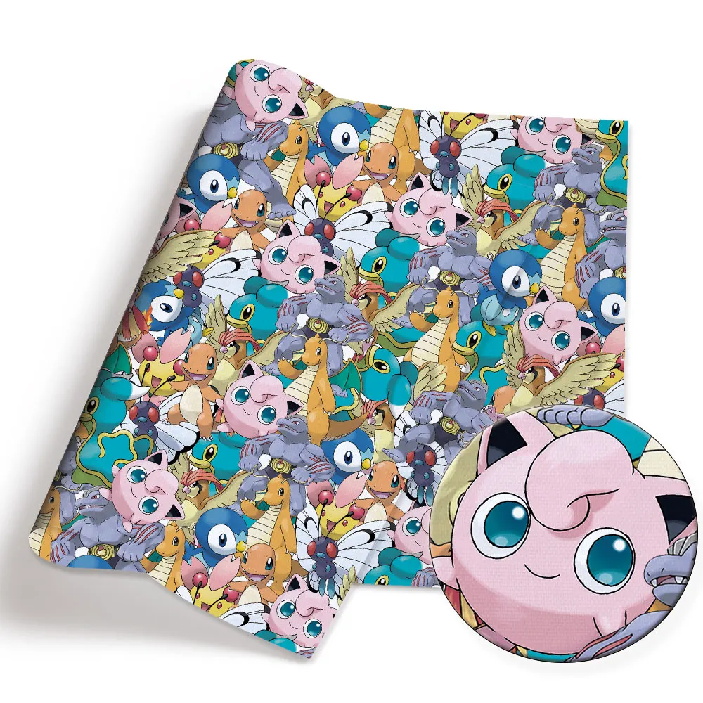 Pokemon Cartoon Fabric140*50cm - Baby Clothing Japan ulasan dan harga