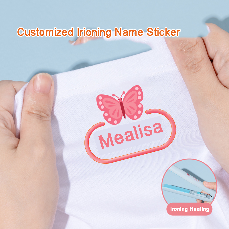 Ironing Customized Name Sticke - Baby Clothing Tags ulasan dan harga