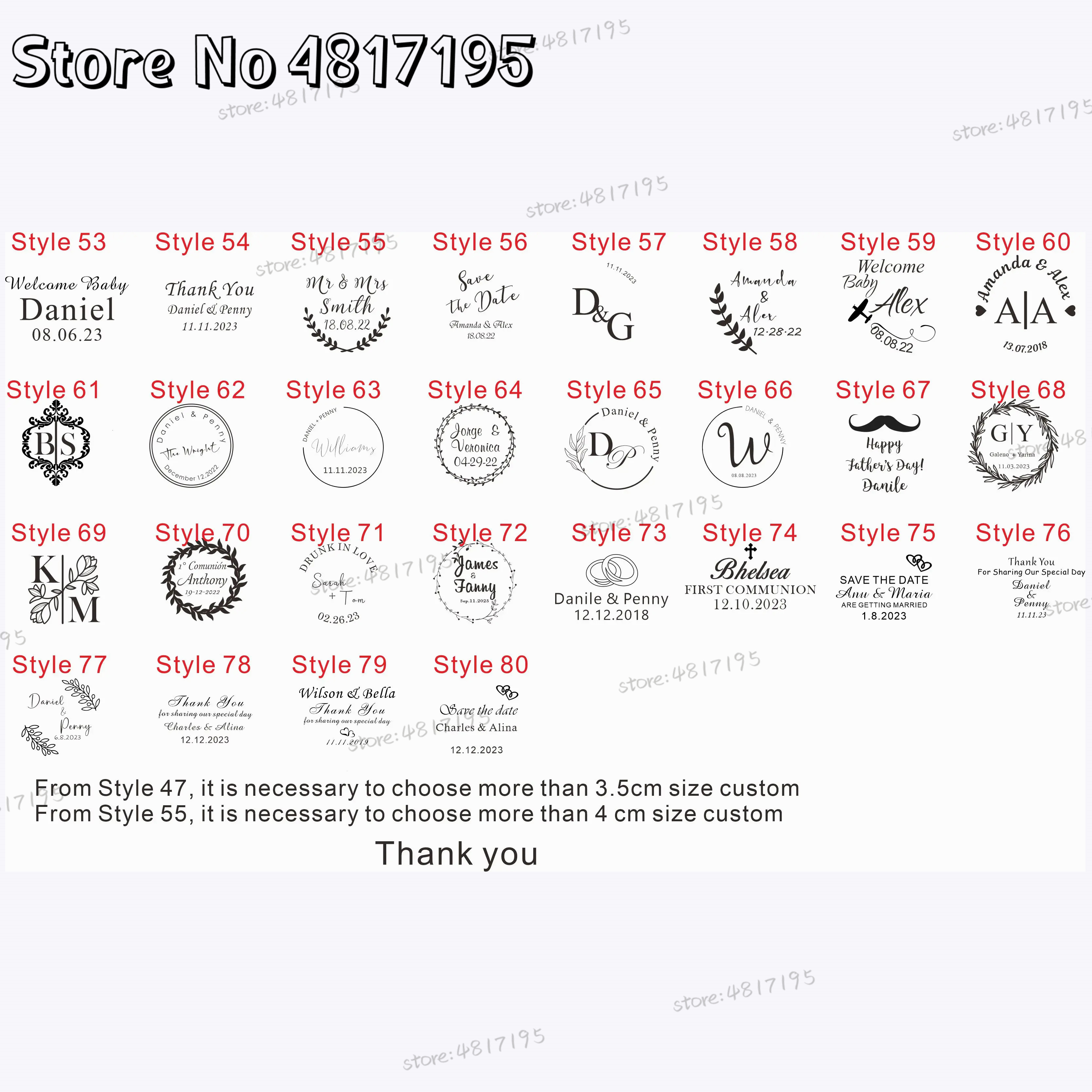 10 20 50Pcs Personalised Weddi - Baby Clothing Tags ulasan dan harga