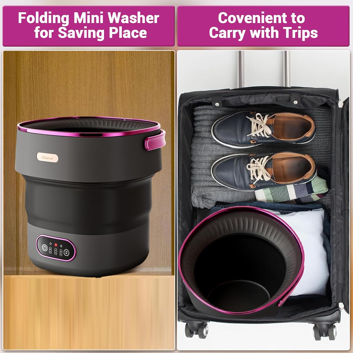 Portable Washing Machine 13L F - Baby Clothing Washing Machine ulasan dan harga